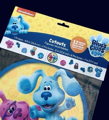 Blues Clues Character Cut-outs For Party Playrooom Decor 12pc New