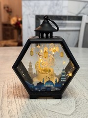 Eid Mubarak LED Lantern Lights Ramadan Decoration Home Islamic Muslim 24 pcs mix