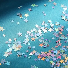 60g Star Confetti Glitter Table Confetti Metallic Foil Stars for Christmas Pa…