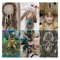 Large Natural Feathers Bulk-35PCS- 6 Styles Assorted Natural Feathers, Peacoc…