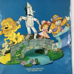 Vintage 1970’s “Wizard Of Oz” Stand-up Centerpiece Table Decoration. Unopened