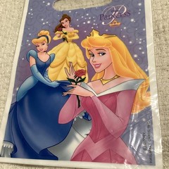 Vtg Party Express Disney Princess Birthday Banner & Lot / 2 Treat Loot Bags NIP