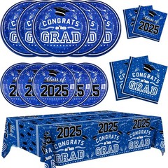 Graduation Decorations 2025 – Party -121 Pack – Blue