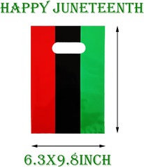 50PCS Black History Month Happy Juneteenth Day Party Decorations Goodie Favor Pl