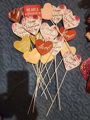 Valentine’s Day Bundle Picks, Balloons, Pots, Bows, Ribbon, Heart Cutouts