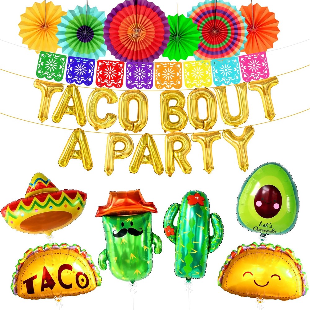 KatchOn, Huge 28 Pcs Taco Bout A Party Decorations – Cinco De Mayo Decoration…