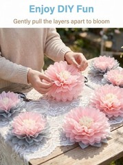 Paper Flower Decorations for Wall Backdrop Girld Nursery Wall Decor Wedding Brid