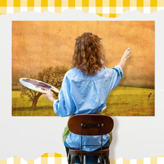 3 Pcs Large Blank Kraft Paint Paper Banners DIY Blank Banners for Indoor Display