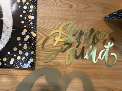 60th BIRTHDAY DECORATIONS – Black/Gold/Silver – 12 Pieces