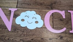 9th Birthday Party Decorations On Cloud 9 Girl’s Birthday Banner Pink New