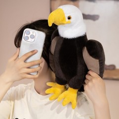 Bald Eagle Stuffed Animal Plush Toy Soft American Eagle Plush for Kid Home Decor