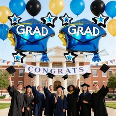 Graduation Cap Balloon, Grad Hat Mylar Balloons, Graduation Party Decorations…