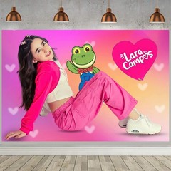 Lara Campos Party Supplies Backdrop Banner Background Vinyl Birthday Gift
