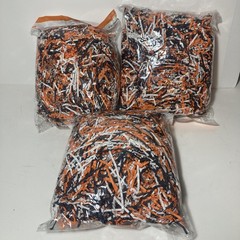 Halloween Shred 12 Oz (three 4 oz bags) Orange Black White Celebrate It Witchy