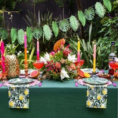 Tropical Palm Leaf Garland Party Decorations, Length 2.6M, 8.5 FT, PALMBUNTING