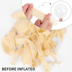 129pcs Clear Balloons Different Sizes 18 12 10 5 Inches for Garland Arch, Tra…