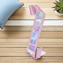 Birthday Sash for Women: Iridescent Shoulder Stole – in My Thirties