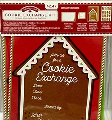 Holiday Time Cookie Exchange Party Cards 8 Invites 2 sheets stickers Lot of 3