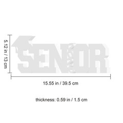 Large Senior 2026 Sign Graduation Decorations Class of 2026 Photo Booth Props…