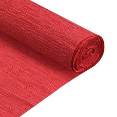 Crepe Paper Roll Crepe Paper Decor 5 ft Long 20 Inch Wide, Red 2pcs