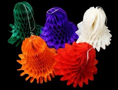 Bulk Honeycomb Bells Tissue Fold Out – 50 Pieces