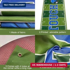 KatchOn, XtraLarge Football Yard Banner – 120×20 Inch | Football Party Backdrop