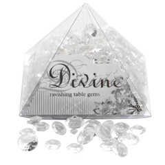 400 x Table Crystal Gems – Crystal Sparkle Diamond Confetti Party Wedding