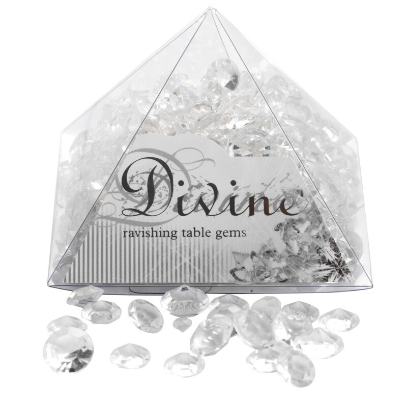 400 x Table Crystal Gems – Crystal Sparkle Diamond Confetti Party Wedding