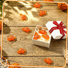 Mini Resin Basketball Turtles – 10 Pcs Sports Gifts for Fans & Players