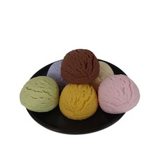 Simulation Artificial Ice Cream Balls, Realistic Imitation Fake Ice Cream Sco…