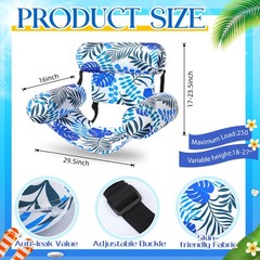 Inflatable Pool Floats Adult Heavy Duty Aloha Floating Lounge Chairs Portable…