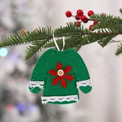Non-woven Fabric Snowman Christmas Pendant Christmas Ornament New Year