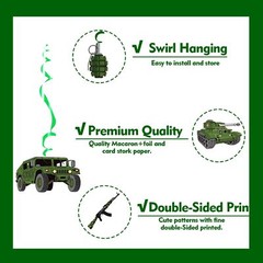 Army Birthday Party Decorations Camouflage Party Decoration Include Camo Happ…
