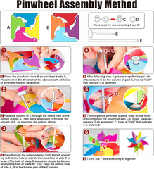 12 Pack Rainbow Pinwheels for Yard and Garden,Rainbow Party Decorations for Kids