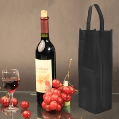 1Pc Non-woven Fabric Red Wine Bottle Bags Gift Weddings Holiday Party Washable