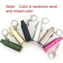 2Pack Metal Storage Box Vial Part Tool Travel Spice Container With Keychain