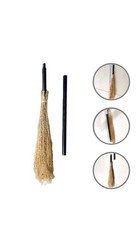 Halloween Prop Cosplay Witch Broom Stick Broomstick Adult Kids Masquerade New