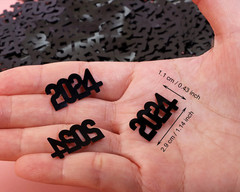 Colourful New Year Table Confetti Decor Glitter Sprinkles Decoration for New Yea