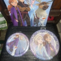 Disney Frozen 2 “147” piece Birthday Party set 16 Servings – Paper Plate candle
