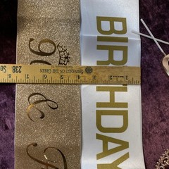 Lot Of 9-90th Birthday Decor With Coffee Mug -“90 Years Loved” J371