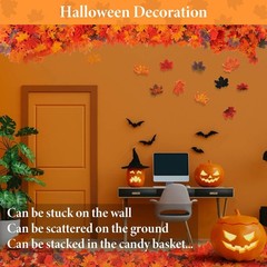 350PCS Fall Maple Leaves – Autumn Leaf Garland hojas Mixed Color