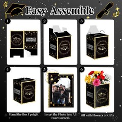 12 Pack Graduation Table Centerpieces | Congrats Grad Party Decor & Photo Props