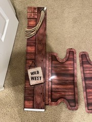 Wild West Party Decorations Cowboy Cowgirl Photo Booth Prop Saloon Door 85″x45″