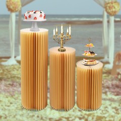 Party Floral Stand Foldable Wedding Centerpieces Cardboard Vase for Party Decor