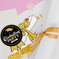 Graduation Honeycomb Table Decoration Set for Party Supplies and Desktop Decor
