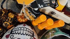 Halloween Party Decor Lot OVER 200 PCS.TREAT BAGS TO DECORATIONS SEE SEE