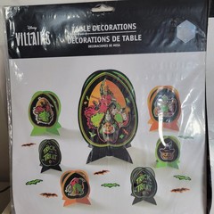 Disney Villains Halloween Party Decorations Table Decor & Hanging Decor SET OF 2
