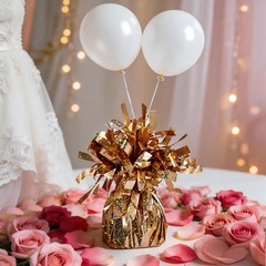 Laser Balloon Weights (6pcs) – High Shine Balloon Accessories for Parties, We…