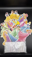 9Pcs Colorful Birthday Themed Honeycomb Centerpieces Happy Table Decor Princess
