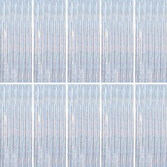10 Pack Aquamarine Foil Fringe Curtain Metallic Streamer Party Decorations Photo